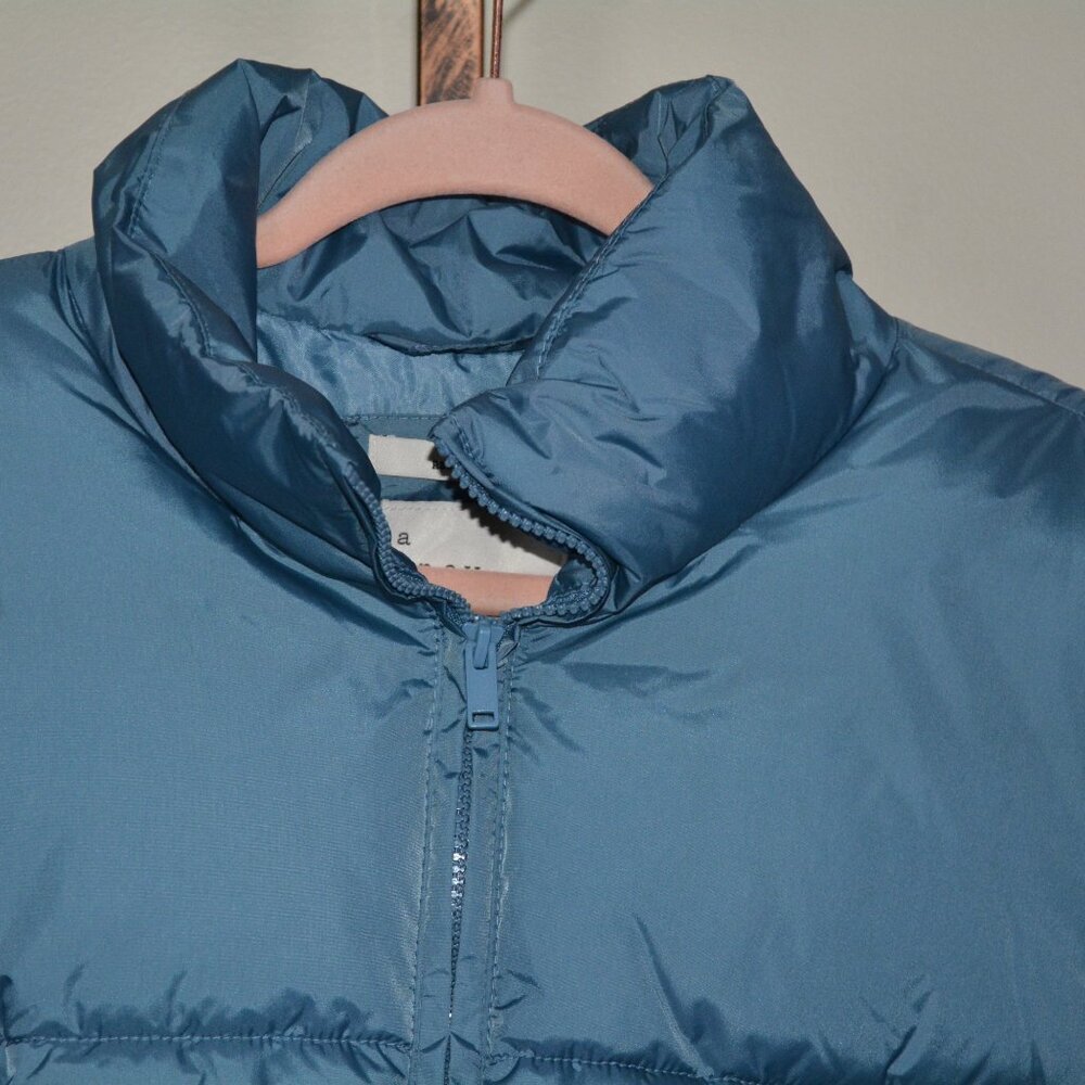 A New Day Women's Matte Puffer Jacket Coat in Light Blue XXL - New! - Picture 2 of 10